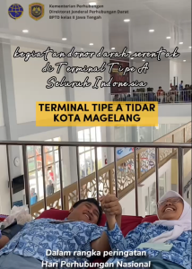 Donor Darah Dalam Rangka Hari Perhubungan Nasional Tahun 2024