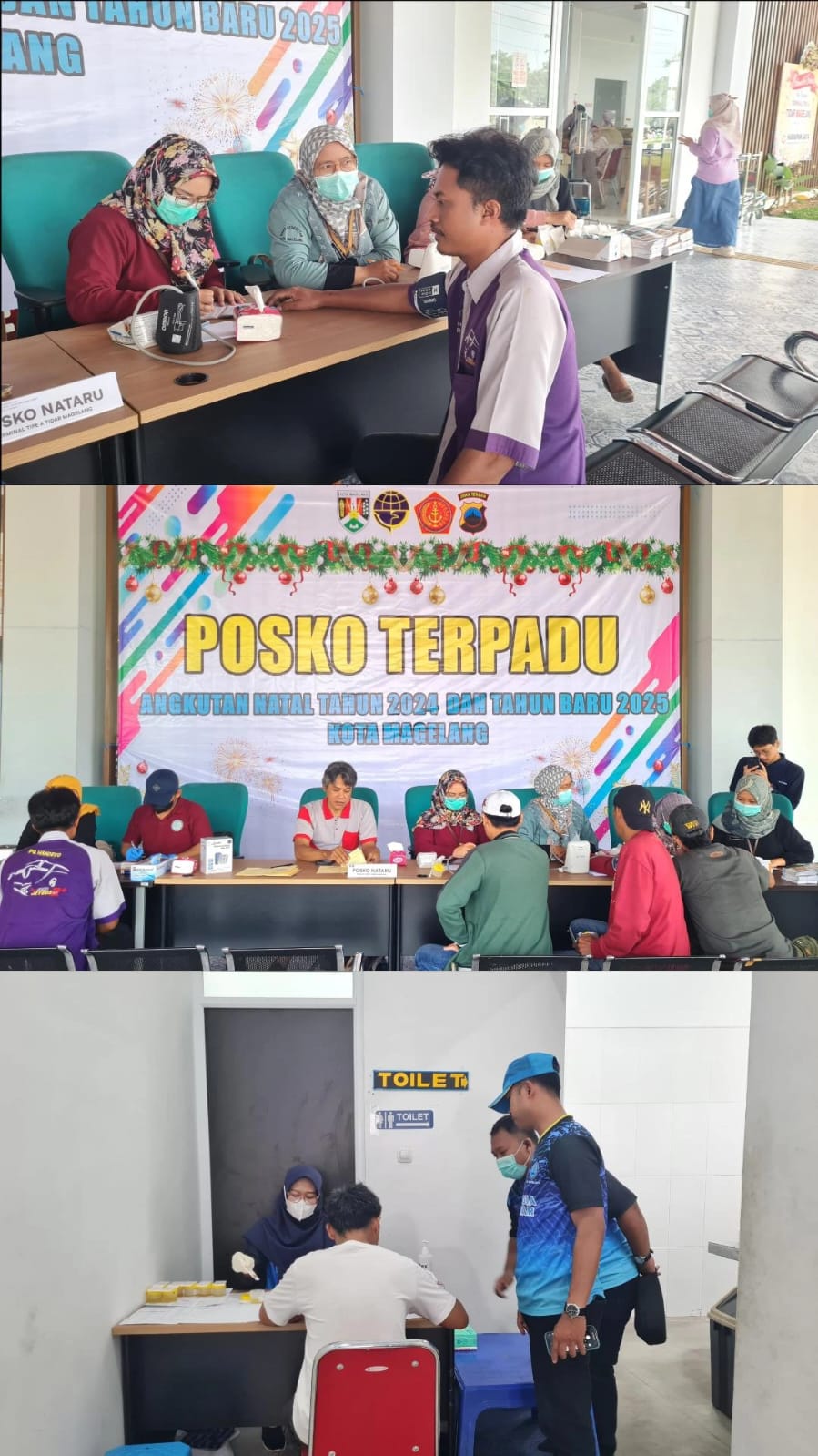Pemeriksaan Kesehatan Crew Bus di Terminal Tidar
