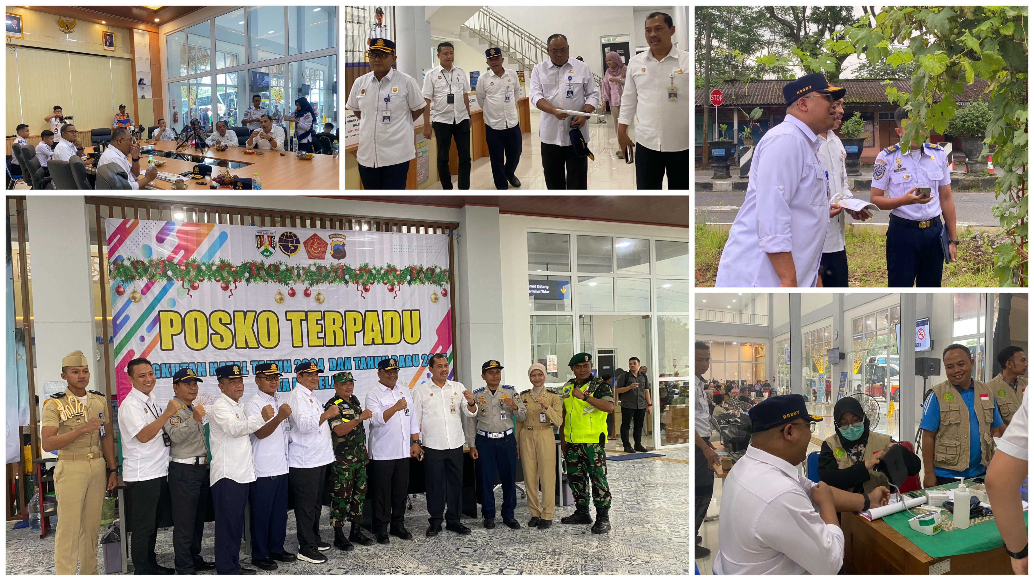 Kunjungan Kepala Badan Kebijakan Transportasi Kementerian Perhubungan di Terminal Tidar